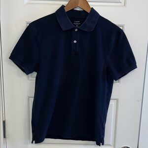 J. Crew Men's Dark Blue Polo Shirt